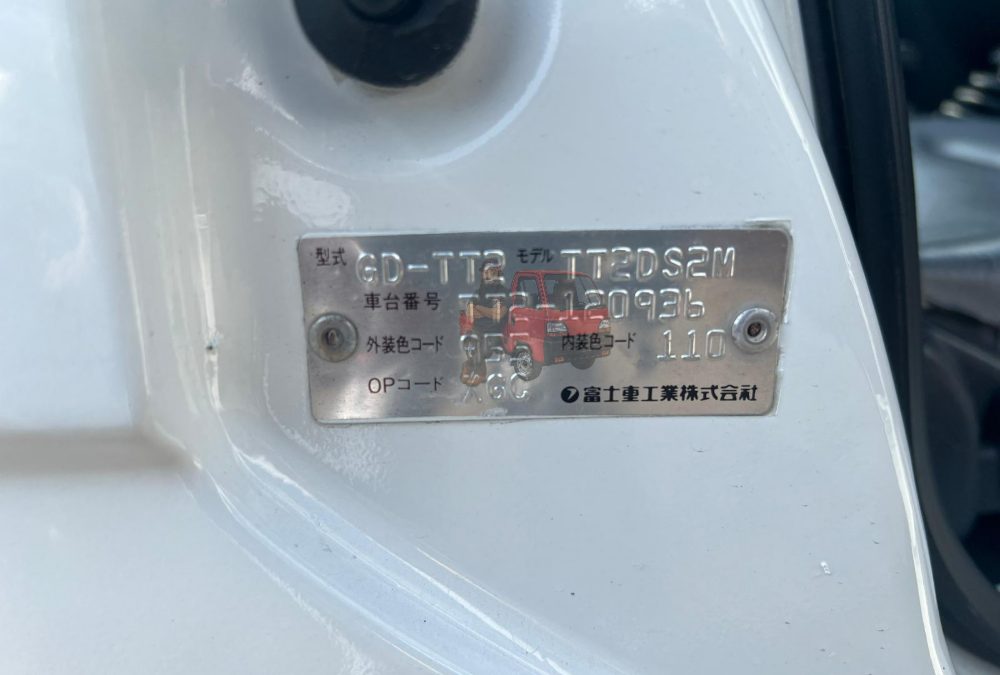 Subaru Sambar Truck 2001 photo 2