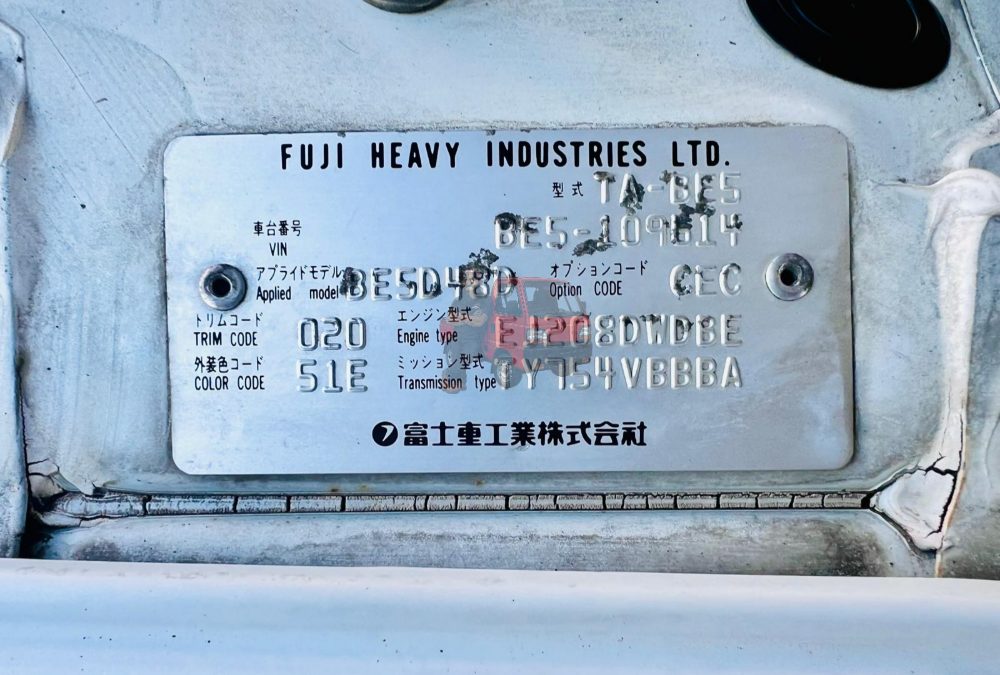 2000 Subaru Legacy B4 RSK Twin Turbo 4WD photo 2